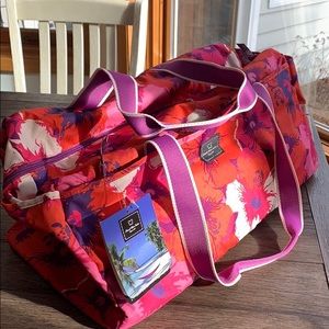 French West Indies Soft Floral Duffel Bag